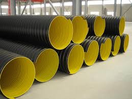 STEEL REINFORCED CORRUGATED  HDPE PIPE (SRCP)